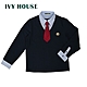 IVY HOUSE常春藤 經典男童加領帶正式仿兩件式上衣(110cm~150cm)261703 product thumbnail 1