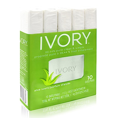 IVORY 蘆薈香皂(113g×10入)