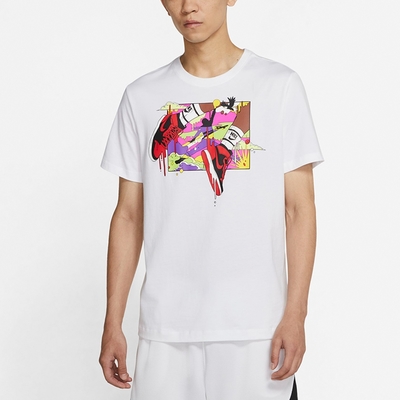 NIKE 耐吉 上衣 短袖上衣 運動 男款 白 DO1927-100 AS M J AJ1 SS TEE