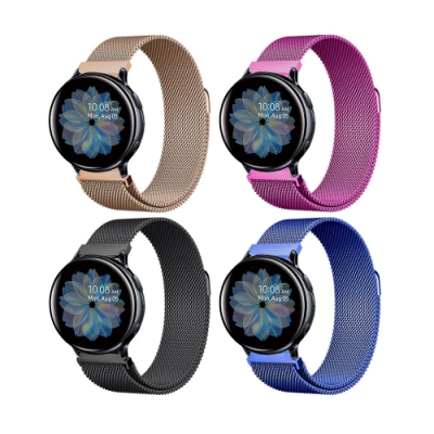 Samsung Galaxy Watch 40/42/44mm通用 米蘭尼斯磁吸式錶帶