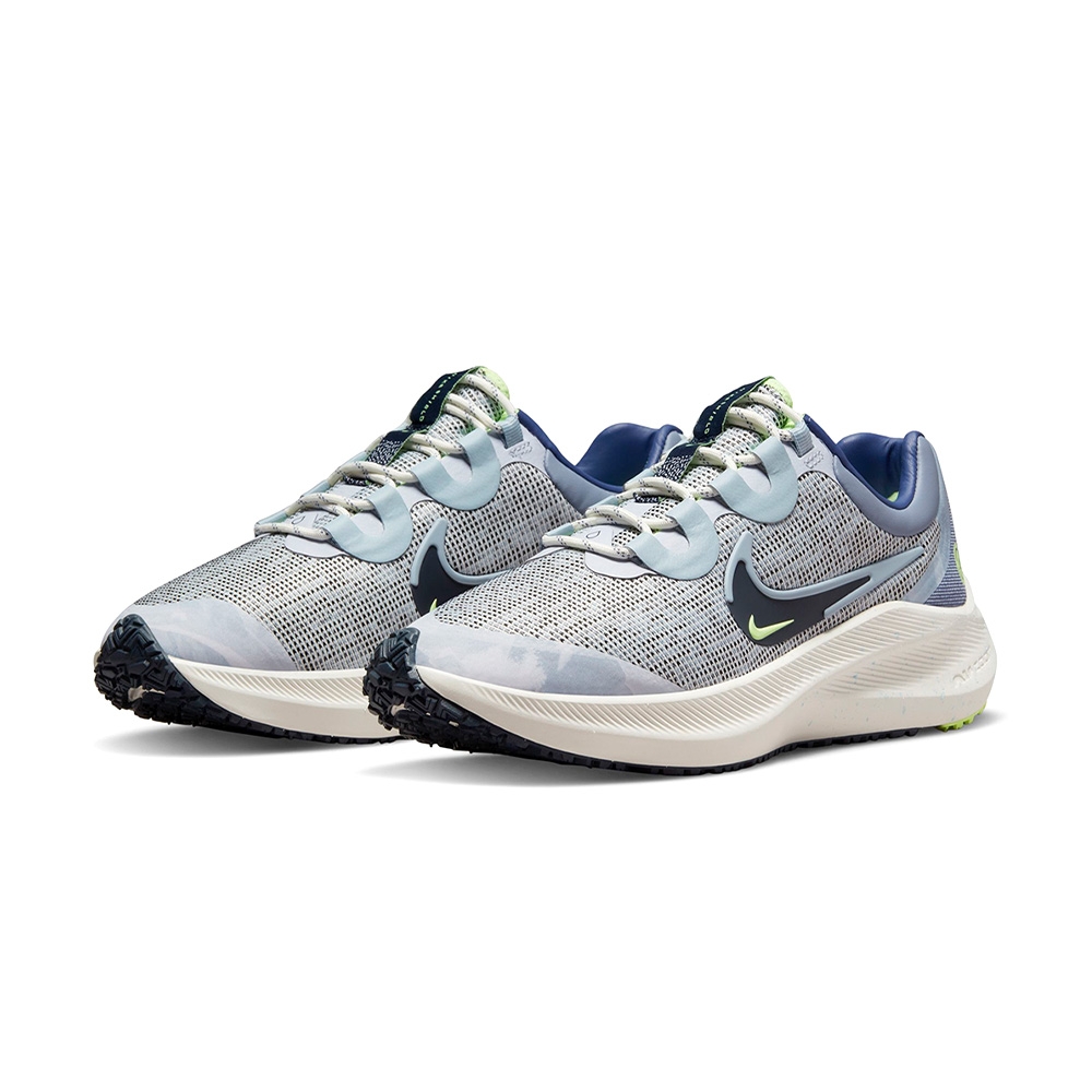 Nike Zoom Winflo 8 Shield 女鞋藍灰色避震運動慢跑鞋DO2342-144