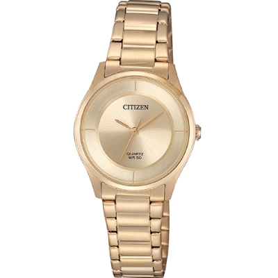 CITIZEN LADY S 純真時尚簡約女錶(ER0205-80X)27mm