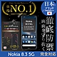 【INGENI徹底防禦】Nokia 8.3 5G 全膠滿版 黑邊 保護貼 日規旭硝子玻璃保護貼 product thumbnail 1
