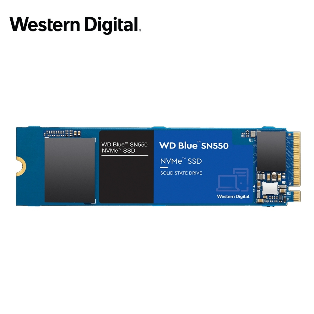 WD 藍標 SN550 2TB M.2 NVMe PCIe SSD固態硬碟