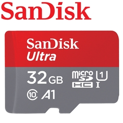 SanDisk 32GB 120MB/s Ultra microSDHC U1 A1 記憶卡