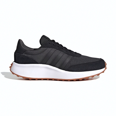 Adidas Run 70s 男鞋 黑色 焦糖底 網面 透氣 休閒鞋 ID1876