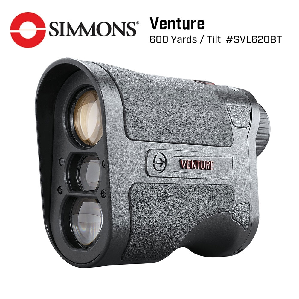 【美國 Simmons 西蒙斯】Venture 冒險系列 5-625碼 6x20mm 雷射測距望遠鏡 斜測版 SVL620BT (公司貨)