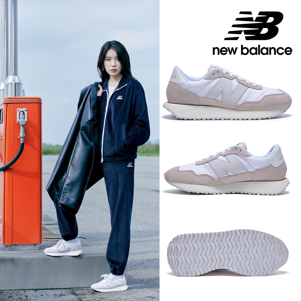 IU著用款[New Balance]復古鞋_中性_奶油白_MS237TWS-D楦| 休閒鞋