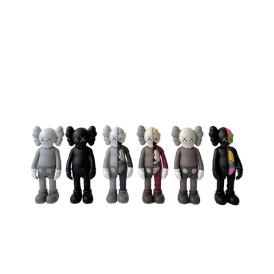 展示品 Medicom Toy Kaws Companion 2016 半剖公仔8吋