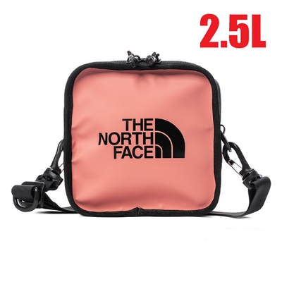 TNF 2.5L 大Logo多功能日用防水耐磨單肩斜背包/腰包.零錢置物包_朝霞粉 N