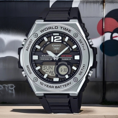 CASIO 卡西歐 10年電力運動手錶 學生錶 送禮推薦 MWQ-100-1A