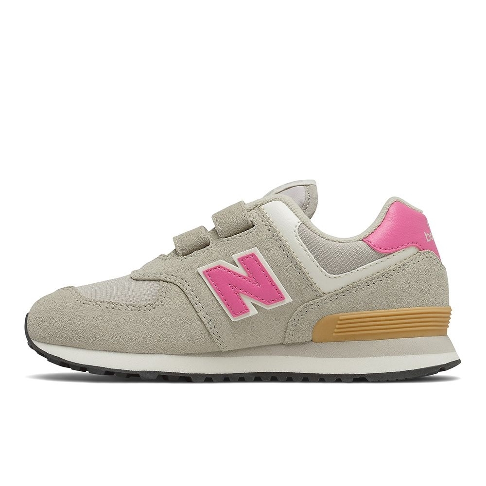 New Balance 574 中童休閒鞋-灰粉-PV574ME2-W