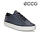 ECCO SOFT 8 W 簡約柔軟皮革休閒鞋 女-深藍 product thumbnail 1