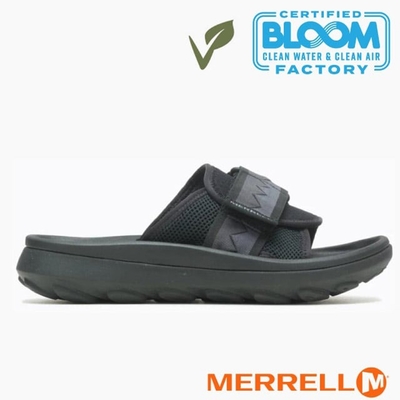 【MERRELL】男 HUT ULTRA SLIDE 戶外拖鞋.海灘鞋_ML005307 經典黑