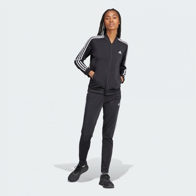 adidas 愛迪達 外套 女款 運動外套 W 3S TR TS 黑 IJ8781