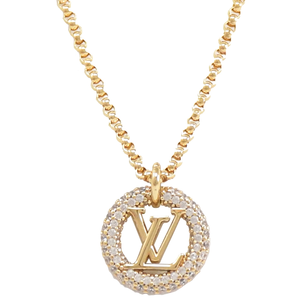 Louis Vuitton LV Louise by night M00759 necklace pendant gold