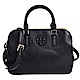 TORY BURCH BOMBE 經典縫線LOGO雙層拉鍊式手提/斜背包-氣質黑 product thumbnail 1