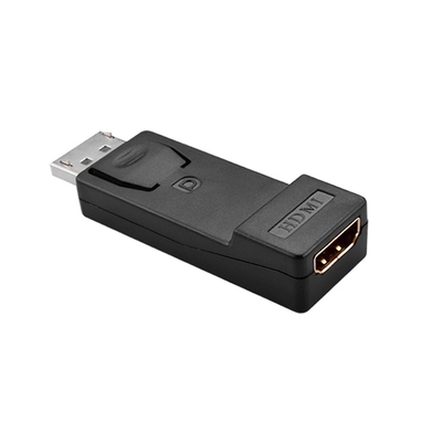 displayport(公)轉 hdmi(母)迷你轉接器dp to hdmi-黑