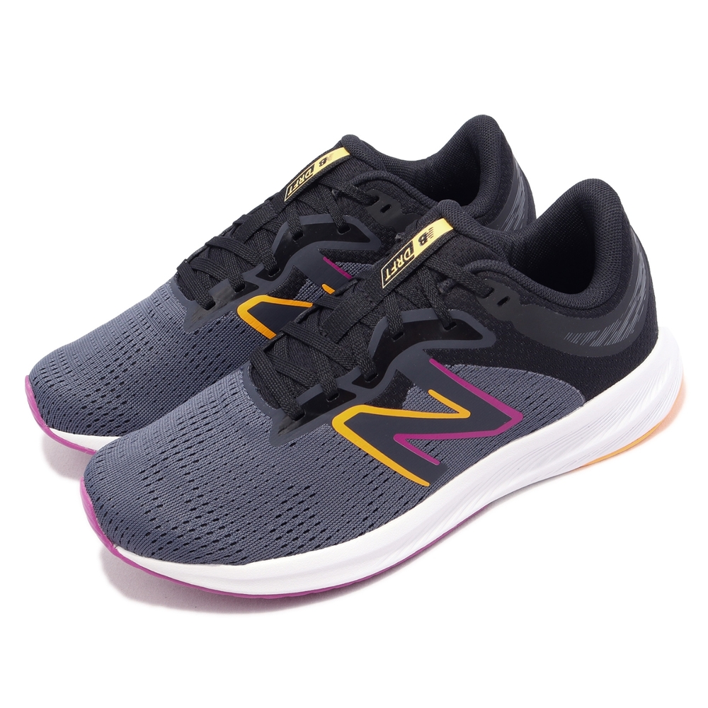 New Balance 慢跑鞋 Draft V2 D 女鞋 寬楦 灰 黃 紫 緩震 多功能 運動鞋 NB 紐巴倫 WDRFTLM-2D