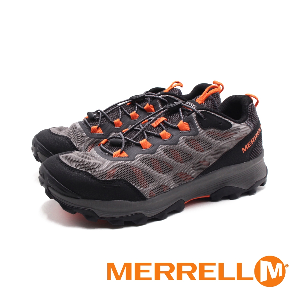 MERRELL(男)SPEED STRIKE AEROSPORT水陸兩棲輕量登山鞋 男鞋-灰橘(另有黑藍)