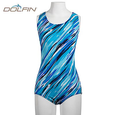 美國DOLFIN 女童連身泳裝 Cascade Turq