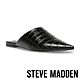 STEVE MADDEN-TIFF 皮紋尖頭平底拖鞋-黑色 product thumbnail 1