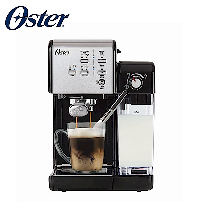 美國OSTER 頂級義式膠囊兩用咖啡機(經典銀)