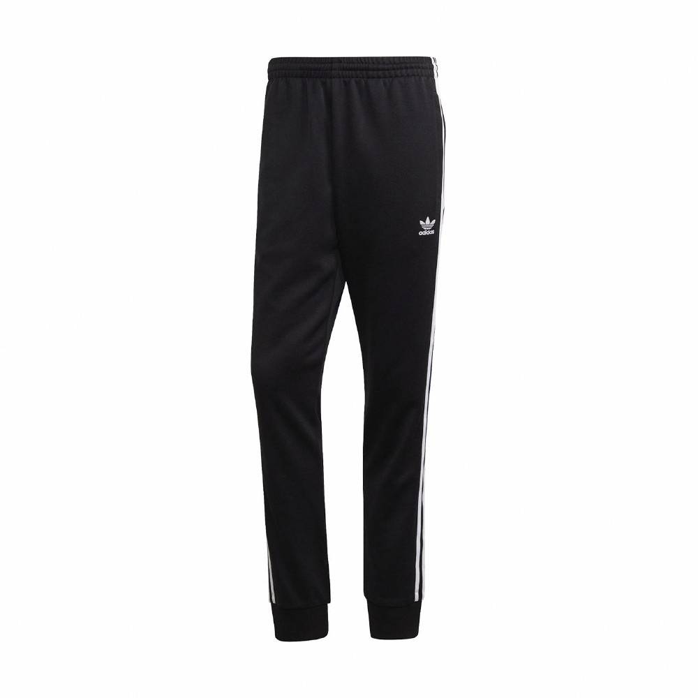 adidas 長褲 SST Track Pants 運動休閒 男款 愛迪達 三線 三葉草 口袋 基本款 黑 白 GF0210