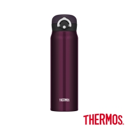 THERMOS膳魔師不鏽鋼真空輕巧變保溫瓶0.6L(JNR-600)-M-BK(午夜黑)