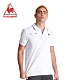 le coq sportif 法國公雞牌左右胸口繡花短袖POLO衫 男-白 product thumbnail 1