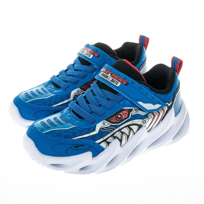 SKECHERS 男童系列 燈鞋 SHARK-BOTS - 402118LBLU