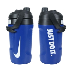 NIKE FUEL JUG大口徑霸水壺64OZ-健身 運動水壺 1890ML N100311147664 藍白