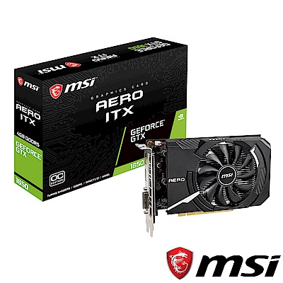 MSI微星 GeForce GTX 1650 AERO ITX 4G OC顯示卡