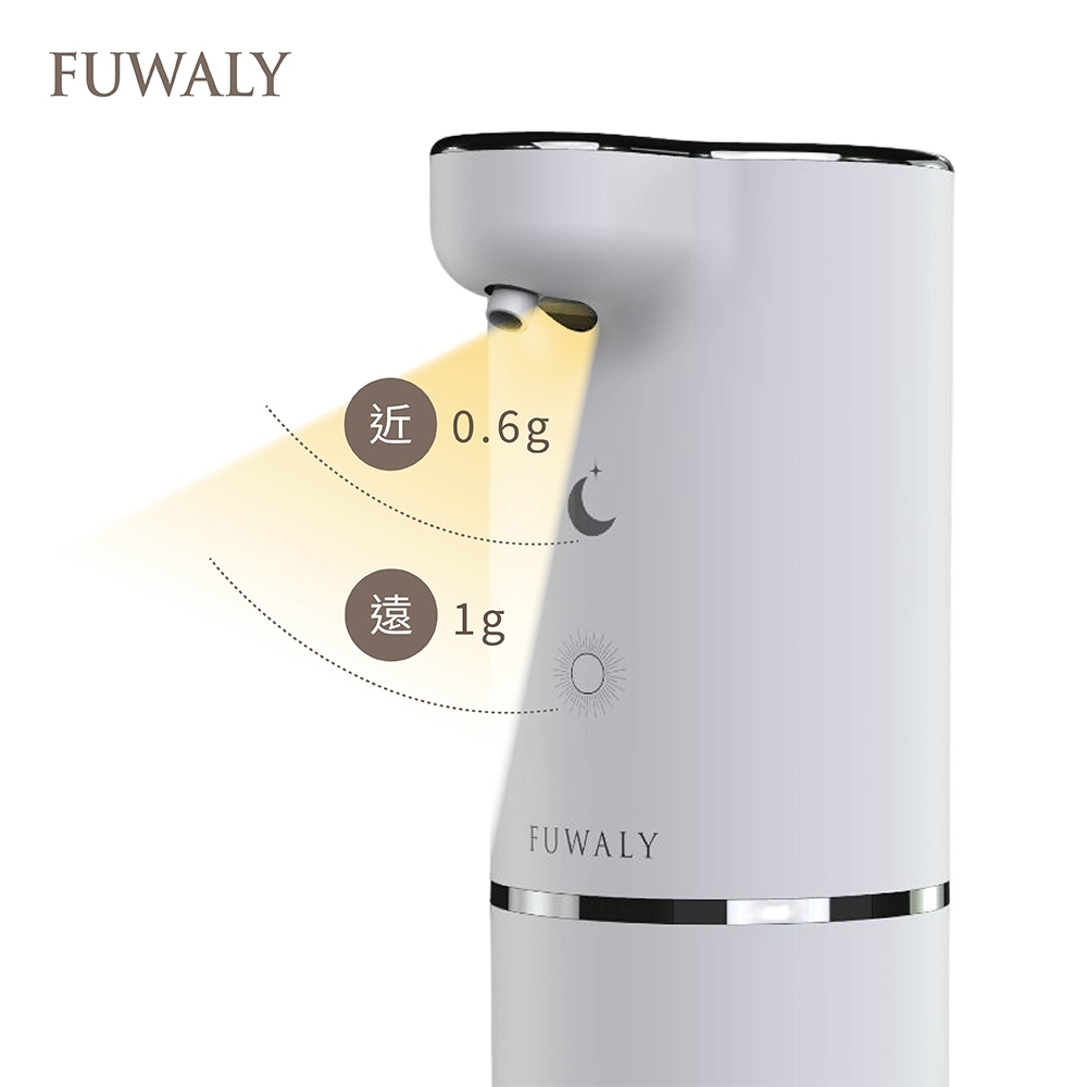 【Fuwaly】聰明給皂機/洗手機2入組+壁掛置物收納架+抗菌洗手1000ml慕斯(Wave自動變量 無線 充電 黑色 白色)