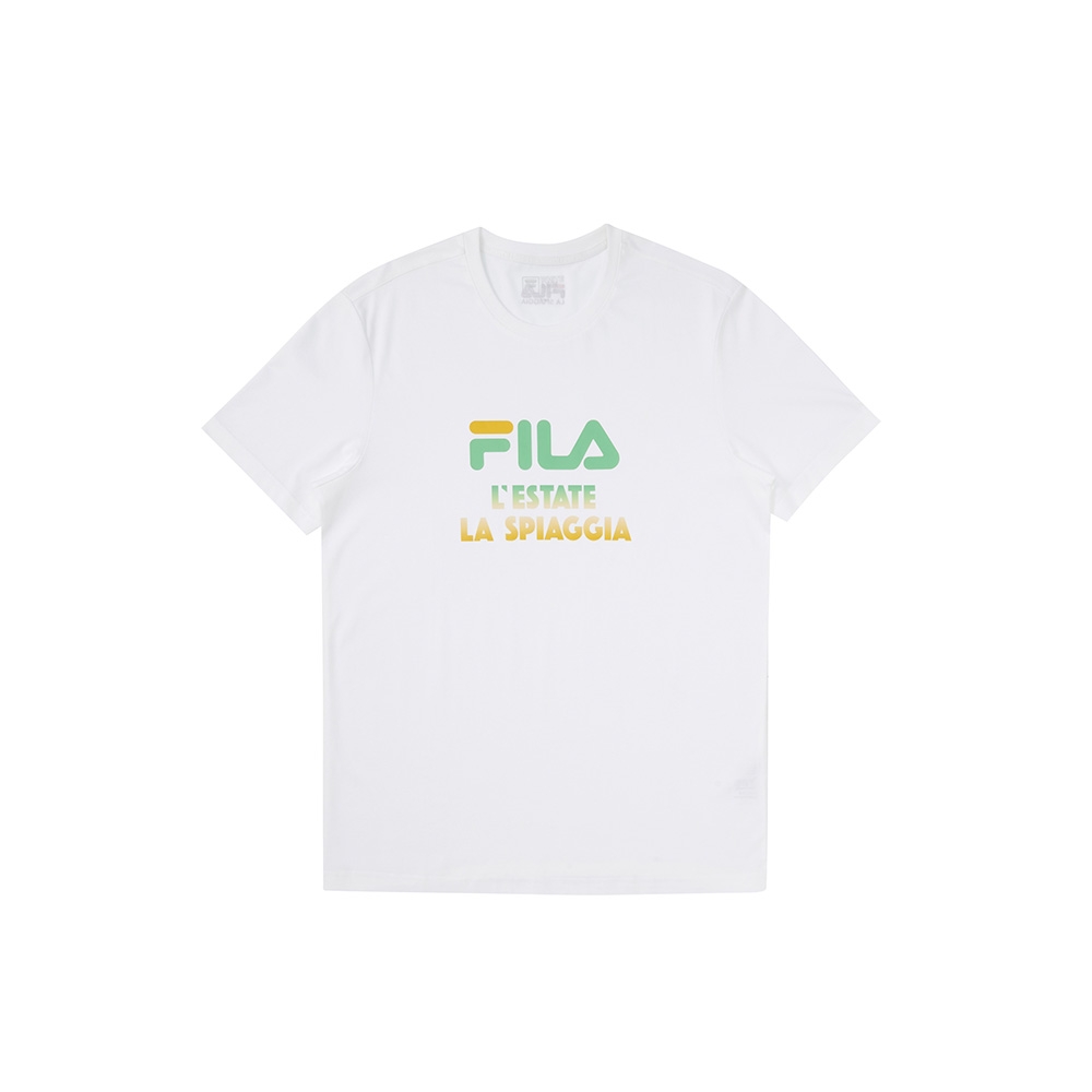 FILA 短袖圓領T恤-白色 1TEW-5820-WT