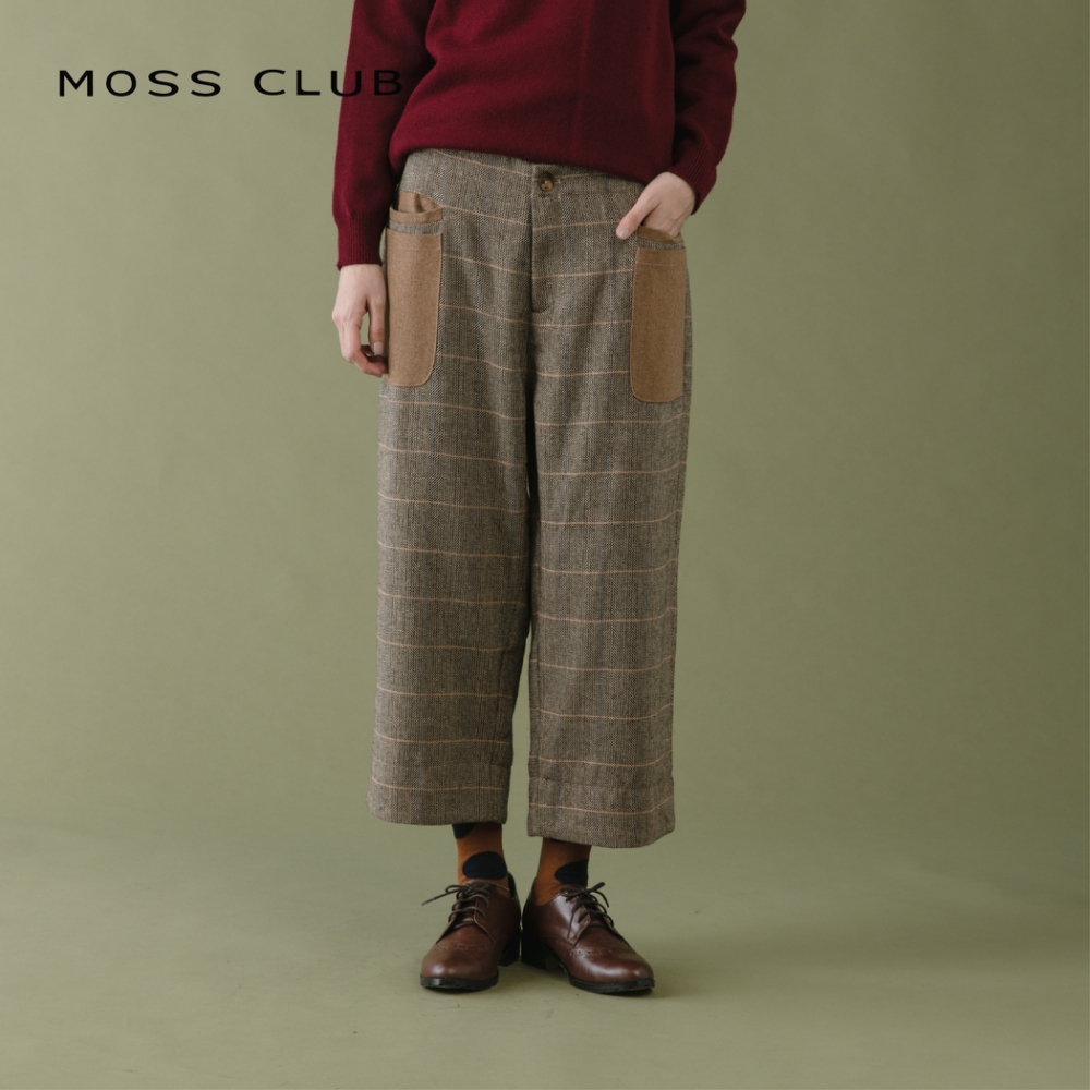 【MOSS CLUB】英倫風舒適-長褲(二色)