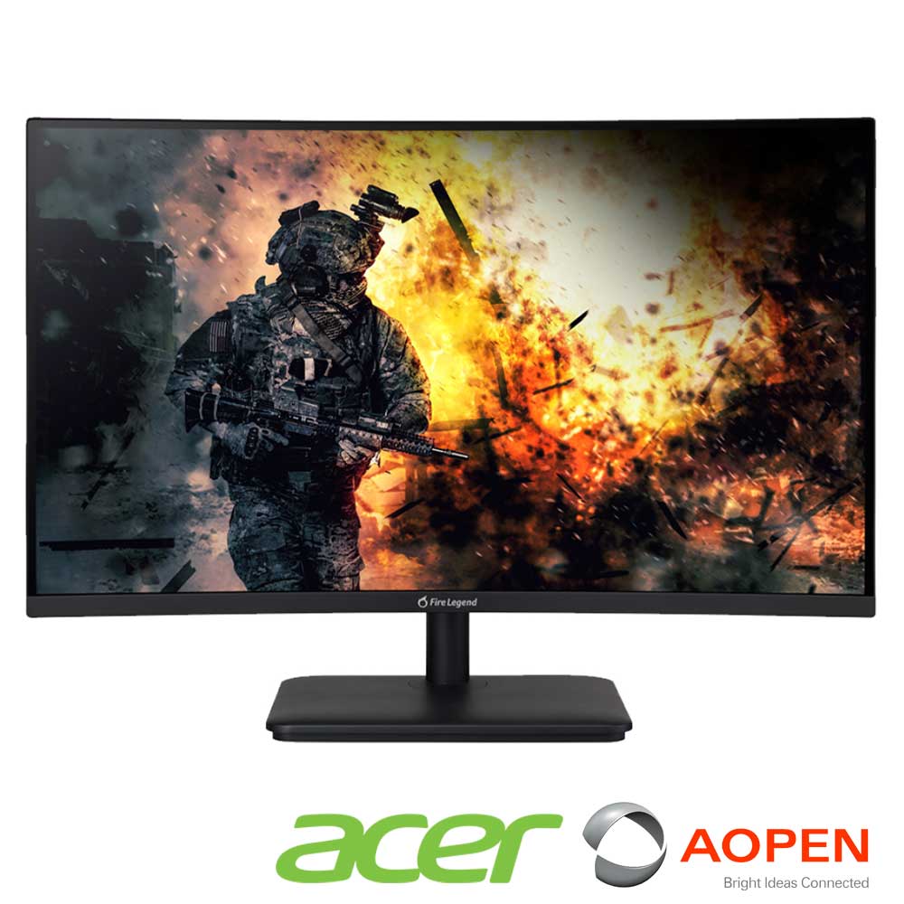 AOPEN 27HC5R P 27型曲面電競螢幕 支援FreeSync 165Hz刷新 窄邊框設計