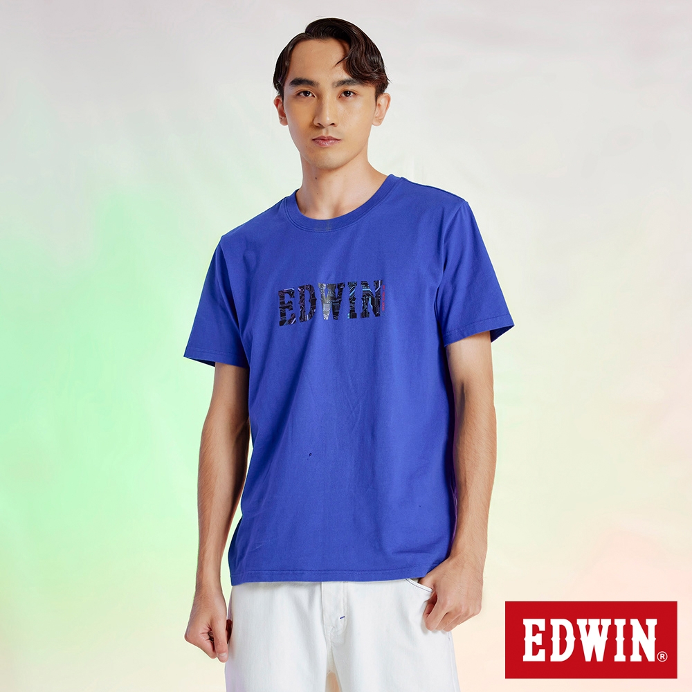 EDWIN Logo-Appliquéd Cotton-Jersey T-Shirt for Men