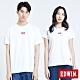 EDWIN 超市系列 牛奶小LOGO短袖T恤-中性-白色 product thumbnail 1