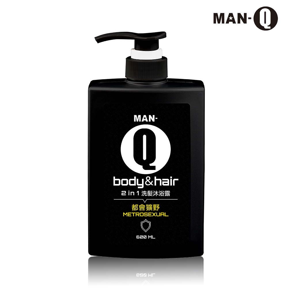 MAN-Q 2 in1都會獷野洗髮沐浴露600ml