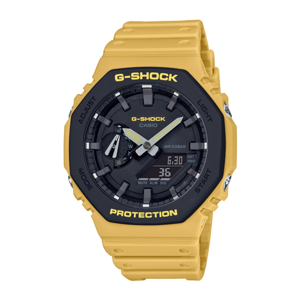 CASIO卡西歐 G-SHOCK 八角軍事手錶 GA-2110SU-9A /45.4mm