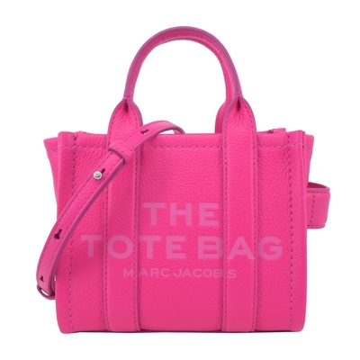 MARC JACOBS THE LEATHER MICRO TOTE 皮革兩用托特包-紫霞粉色