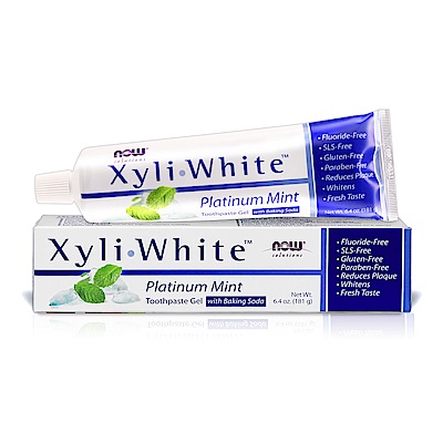 NOW XyliWhite™ 白金薄荷牙膏(6.4OZ/181g)