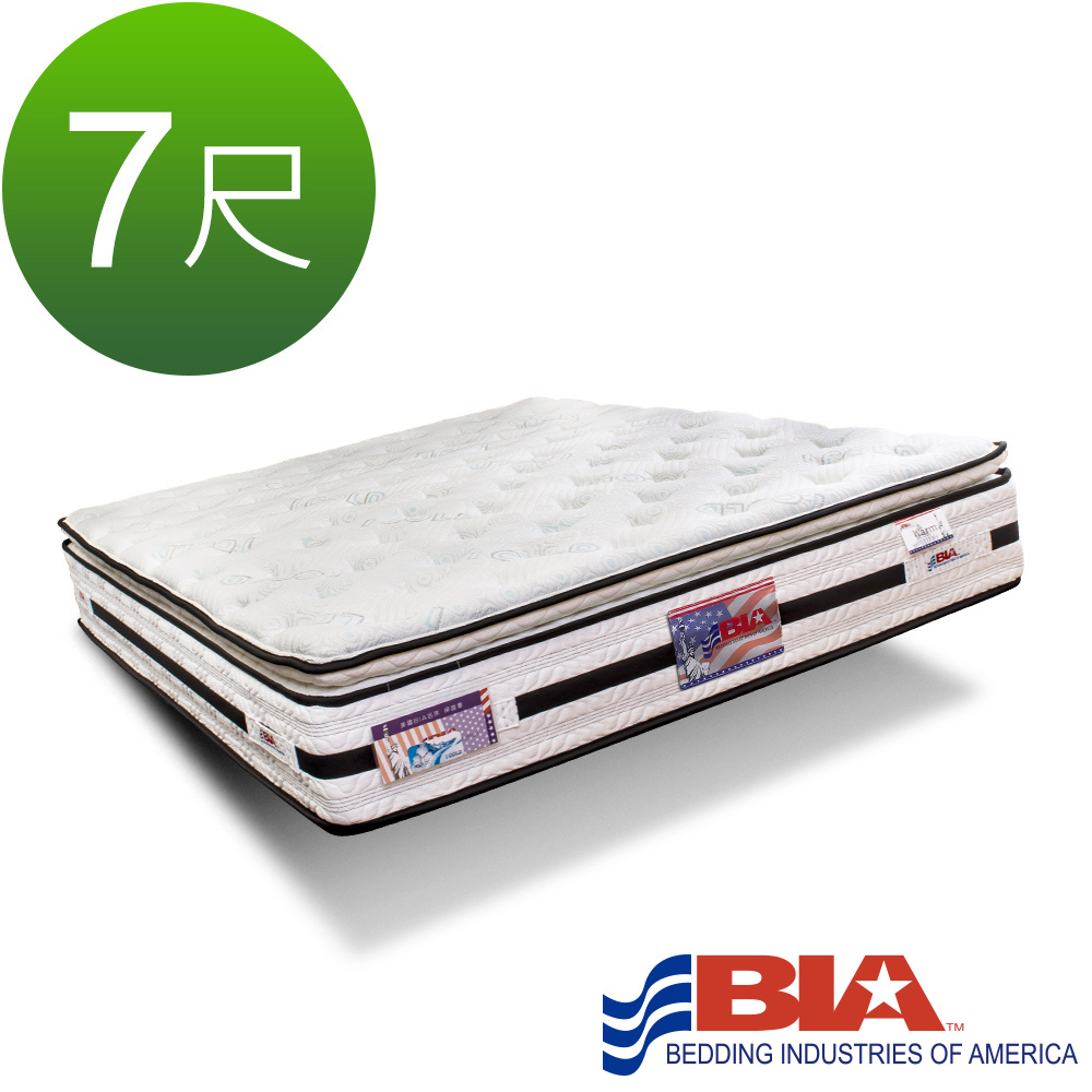 美國BIA名床-Warm 獨立筒床墊-6×7尺特大雙人