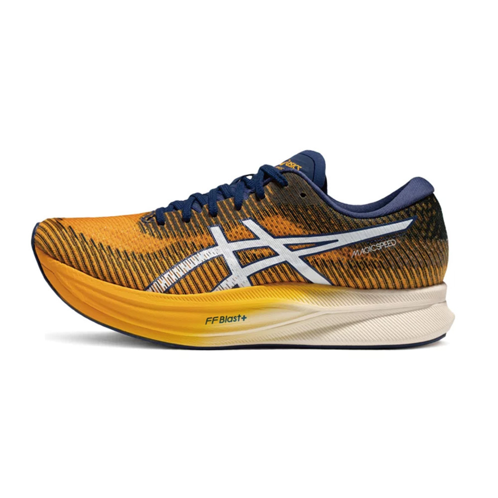 Asics Magic Speed 2 2E [1011B496-800] 男慢跑鞋運動路跑寬楦緩震黃