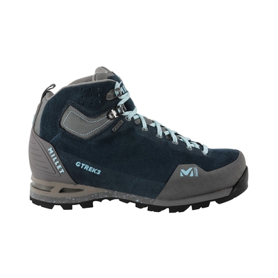 Millet 女 G TREK 3 GTX 防水中筒登山鞋 靛藍/灰-MIG18395714