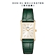 Daniel Wellington DW Bound 32x22mm 經典摩登伯朗大道綠皮革方錶-香檳金錶盤-香檳金框 product thumbnail 1