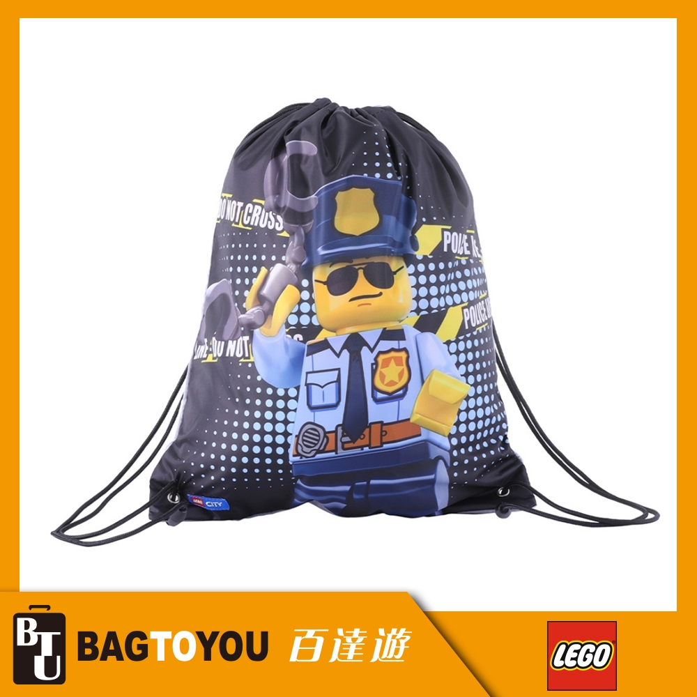 【LEGO】丹麥樂高束口包-警察 10034-2003