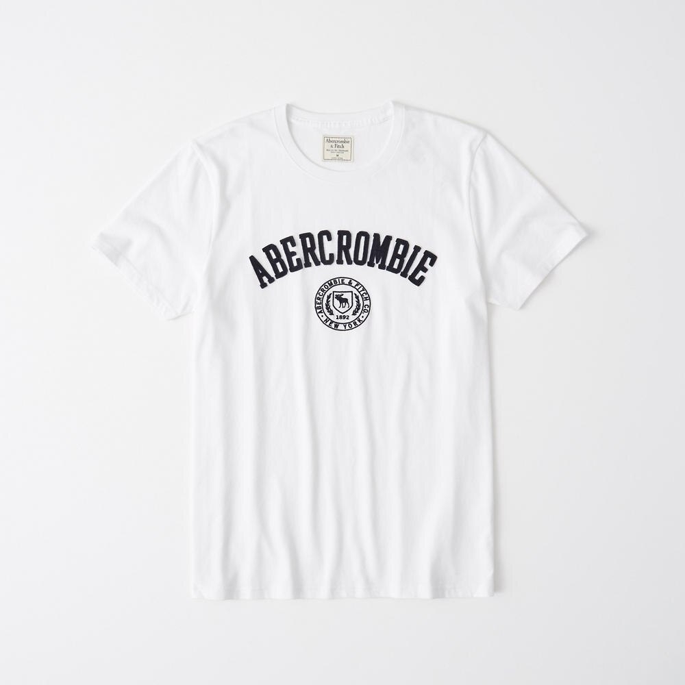 AF a&f Abercrombie & Fitch 短袖T恤白色 1342