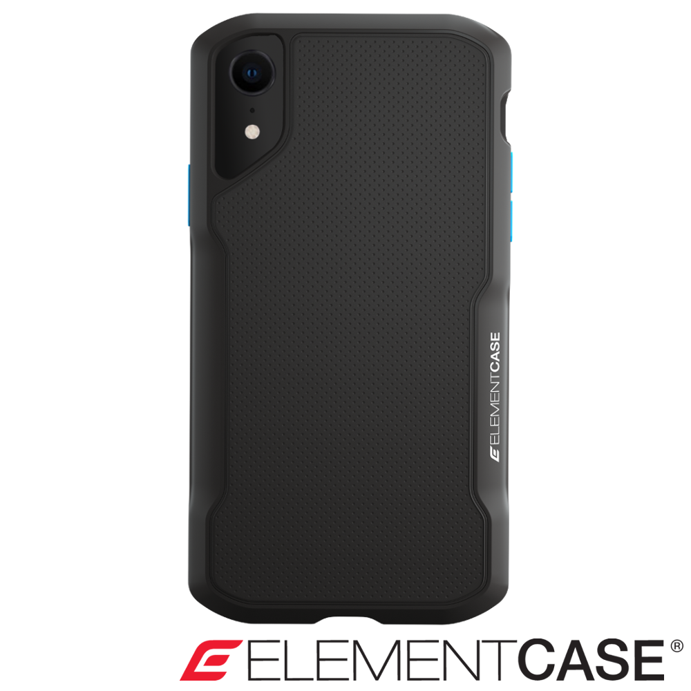 美國 Element Case iPhone XR Shadow流線手感防摔殼 - 黑